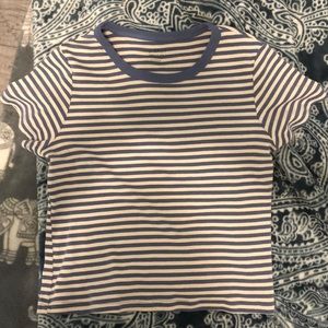 Brandy Melville striped hailie top